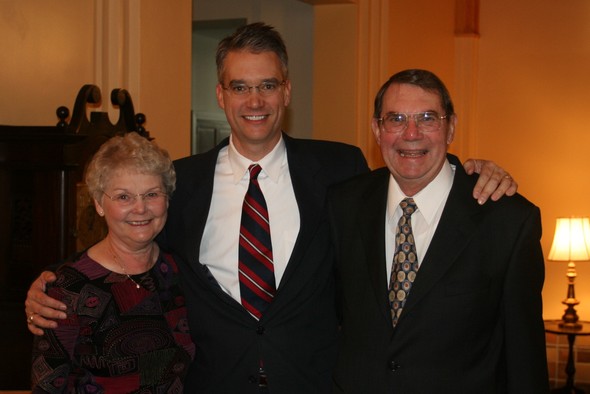 John Daly with his parents -- Thomas J. Daly & Catherine A. Daly